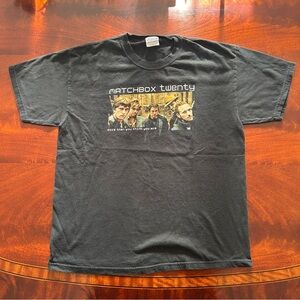 Matchbox Twenty 2003 North American Tour Concert Band Shirt Tee Black Large